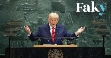 L''escroquerie' du changement climatique, la fin de sept guerres ou l’imposition de la charia à Londres : le fact-checking du discours de Donald Trump à l’ONU - RTBF Actus