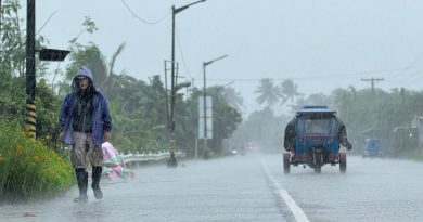 Pluies et vents forts liés au typhon Ragasa en Asie