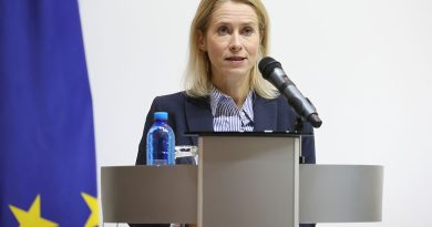 Kaja Kallas Arrives In Kyiv For Working Visit