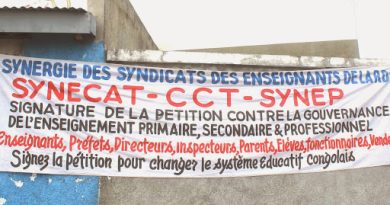 Les enseignants de la RDC réclament l'amélioration de leurs conditions socio-professionnelles