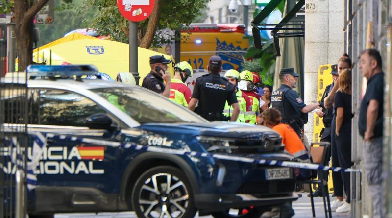 Un immeuble en travaux s’effondre à Madrid, « plusieurs » disparus et blessés