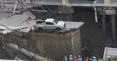 Vidéo. Un gouffre s'ouvre à Bangkok après l'effondrement d'une route en travaux