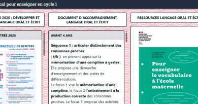 Un digipad qui regroupe l'ensemble des documents disponibles